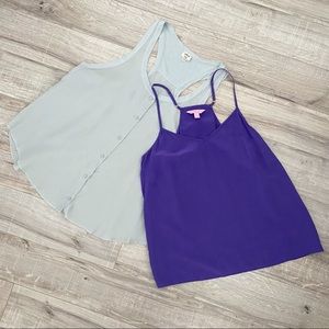 Bundle of 2 Aritzia Wilfred Lilly Pulitzer Tank Tops S XS